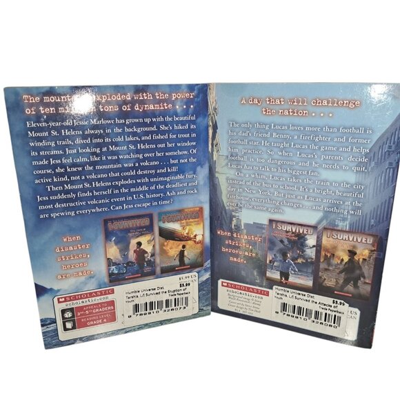 I Survived Lot Book September 11 2001 Mt. St. Helens 1980 Graphic Novel History - Picture 2 of 4